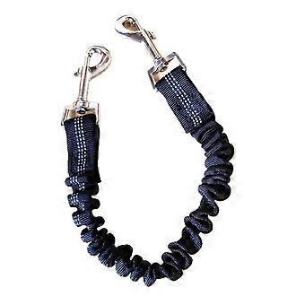 Elastisk hundebånd forlengelsestau doble klips buffer nylonsele 2,5 cm bred egnet for mellomstore hunder valper