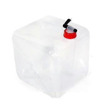 10L Collapsible Water Container Large Capacity Foldable Water Bucket for Camping Hiking Travel Outdoor Use