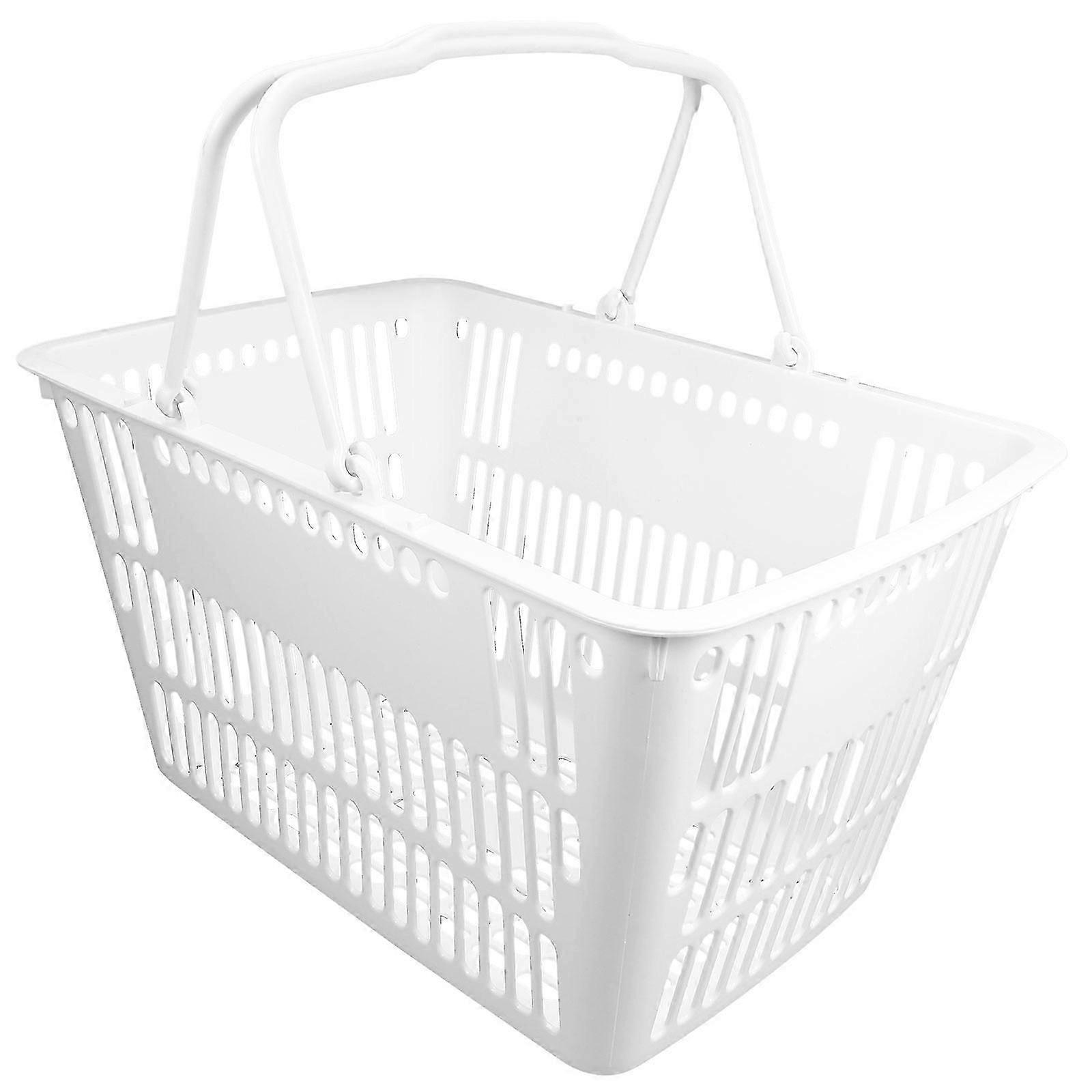 Desktop Sundries 2pcs Multipurpose Storage Baskets Small Shopping Baskets