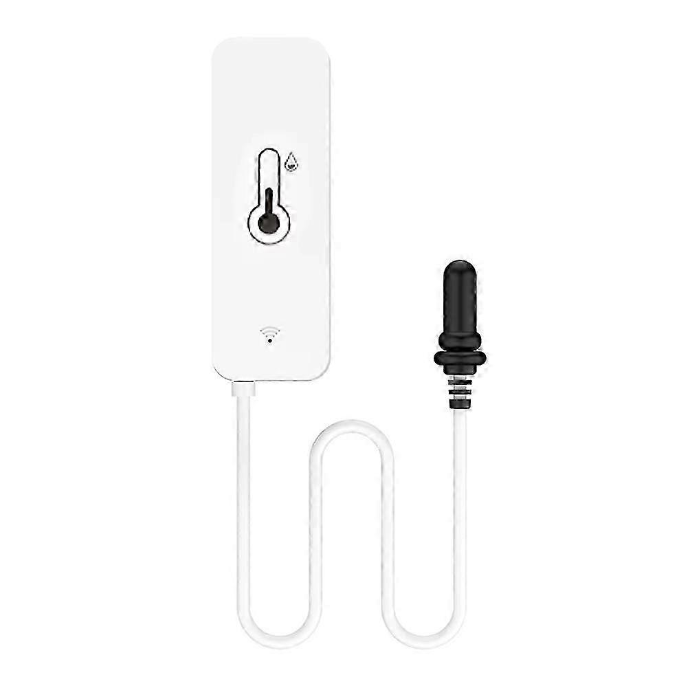 Tuya Zigbee Temperature Humidity Sensor with External Probe compatible withSmart Life App Alexa Google Assistant compatible withFreezer Fish