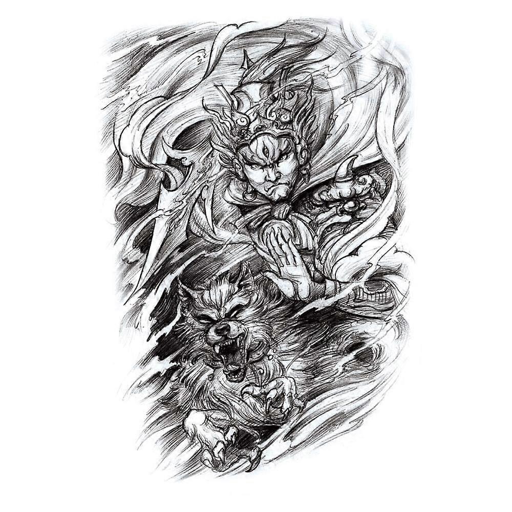 Large Waterproof Temporary Tattoos - Long Lasting and Easy Apply Ink