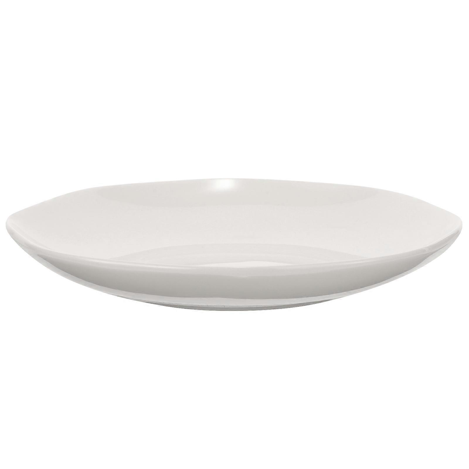Microwaveable Deep Dining Plate 6 Inch Serving Plate For Restaurant Users Ceramic Material 1Set