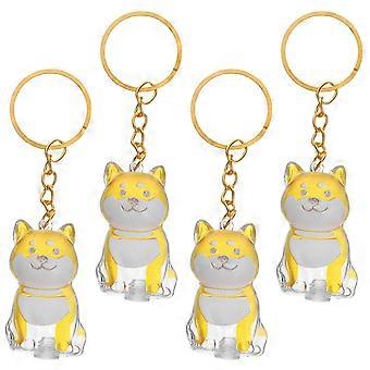 Dog Hair Keepsake Box for Pet Hair Storage 4Pcs Transparent Collector Charm
