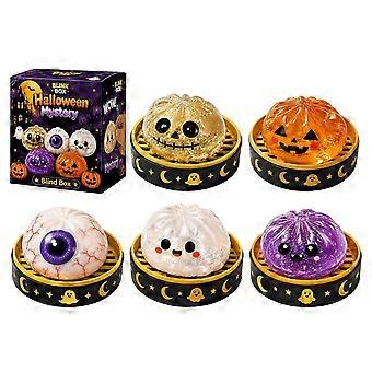 Halloween-Squishies, Knödel, niedlich, gruselig, langsam aufsteigendes Quetschspielzeug, Stressabbau, Fidget-Spielzeug
