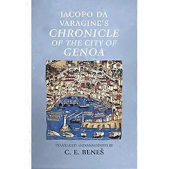 Crônica da Cidade de Gênova de Jacopo da Varagine - Manchester University Press - Capa dura - Livro em inglês - História