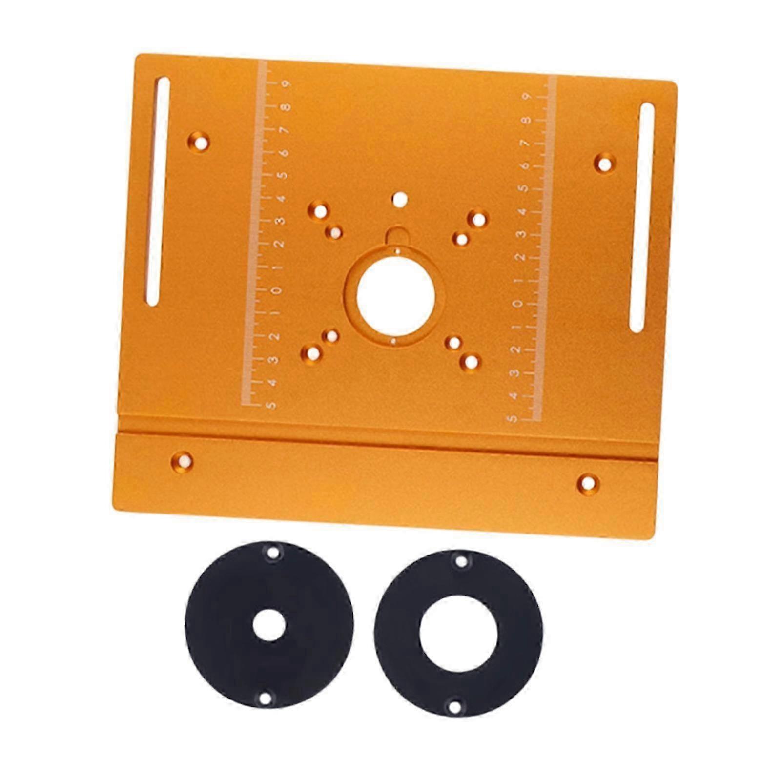 Router Table Insert Plate Guide Sliding Bracket for Workbench Invert Routing