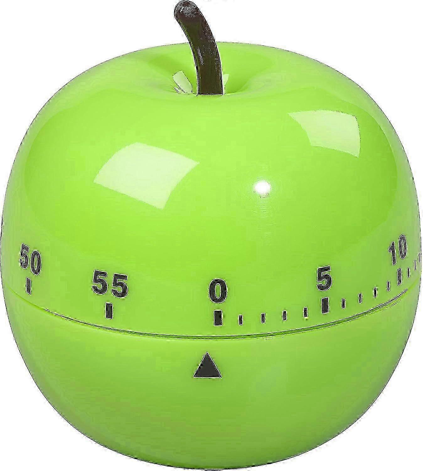 Novel Mechanical Apple Timer Green One Size ZO