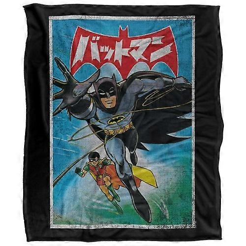 Batman Kanji Painted Soft Touch Blanket