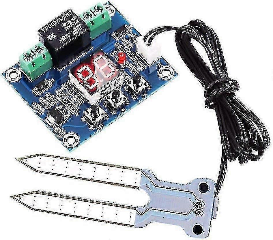 12V Soil Moisture Sensor Humidity Controller with Digital Display Automatic Watering System Module