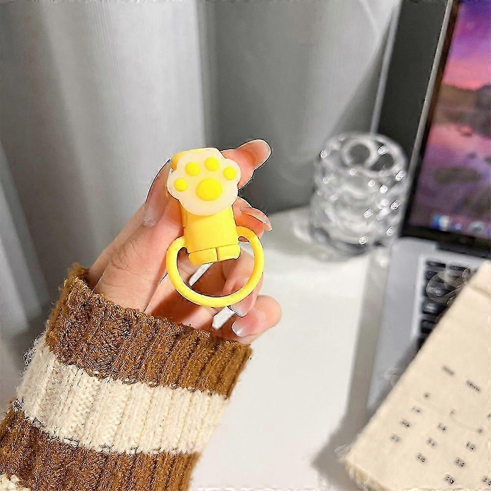 2 in 1 Data Cable Protector Cover, Cute Silicone Data Cable Winder, Universal Mini Data Cable Protective Cover 4pcs