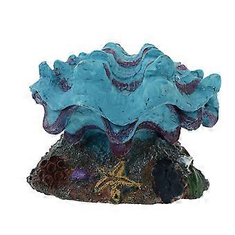 Adorno de concha para acuario, piedra difusora de aire oxigenada, decoración de burbujas para mascotas