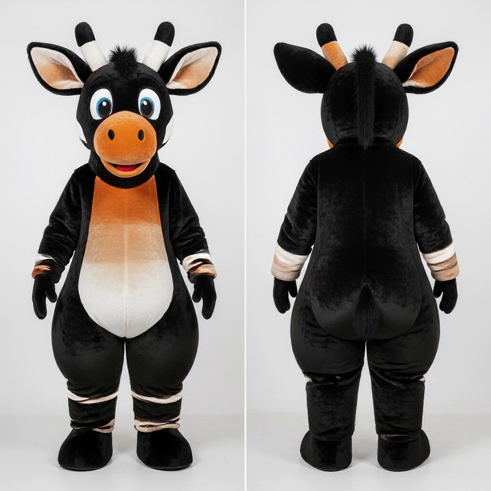 MASTICOT Black Velvet Okapi Mascot