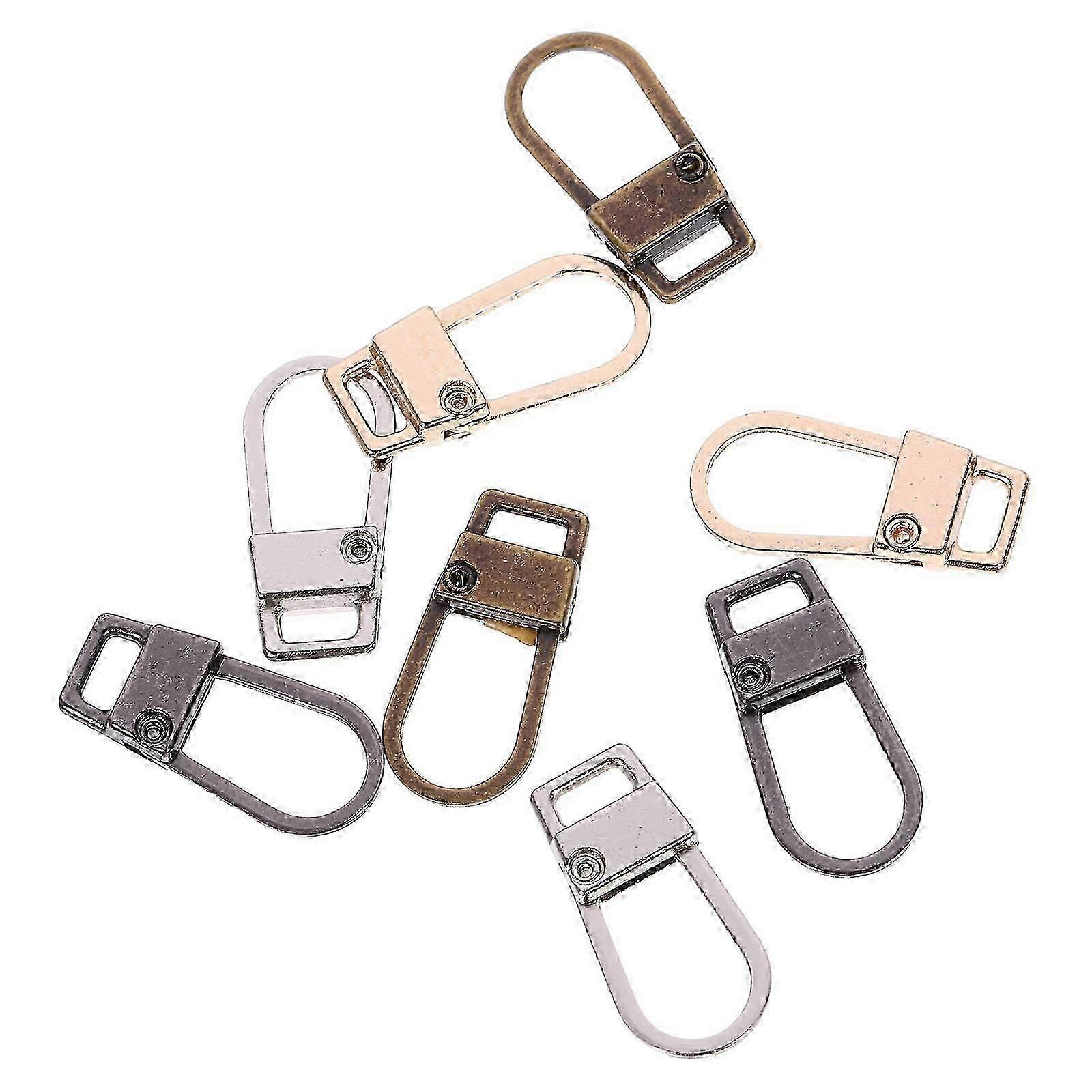 Clothes Replacement Zipper Pull DIY Zipper Pull compatible with Home Use 8Pcs