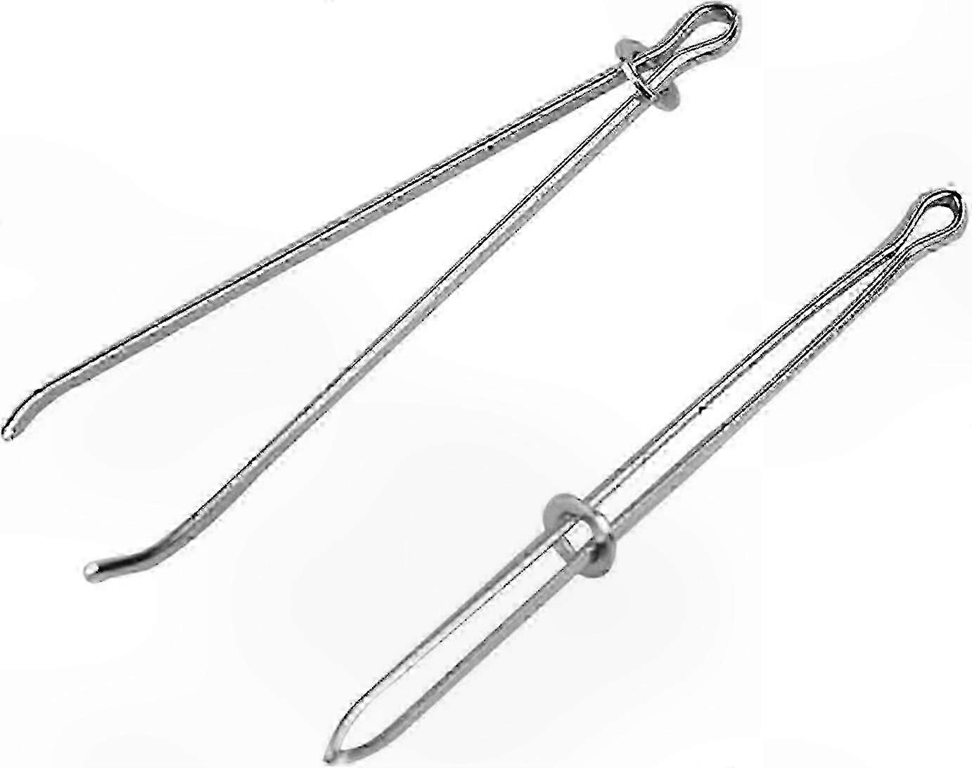 DIY Sewing & Craft: 20pcs Easy-Pull Threader Tweezers Threading Set