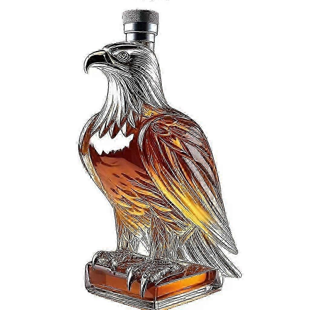 350ml Bald Eagle Glass Decanter