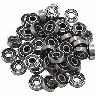 50 Stück 608 2RS Kugellager ABEC-5 8x22x7mm Deep Groove Kohlenstoffstahl abgedichtet für Skateboard Räder