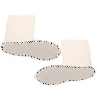 Warm Detachable Boot Liners Thermal Liners for Winter 3Pairs Beige