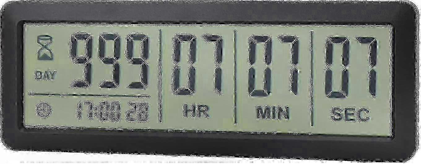 999-Day Digital Countdown Timer Clock compatible with Vacation, Retirement, Wedding Events