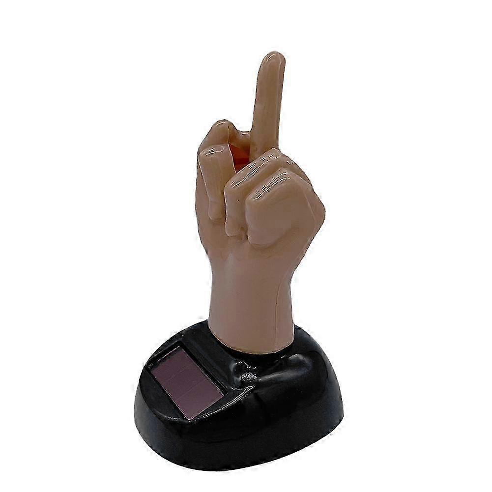 Solar Shaking Finger Dashboard Gadget