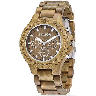 Sector natuur NoLimits Quartz analoge man horloge R3253478007