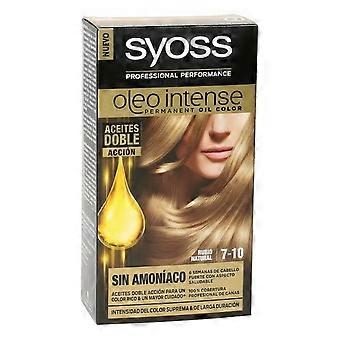 Permanenter Farbstoff Syoss Olio Intense Ammoniakfrei Nº 7,10 Blond Natur