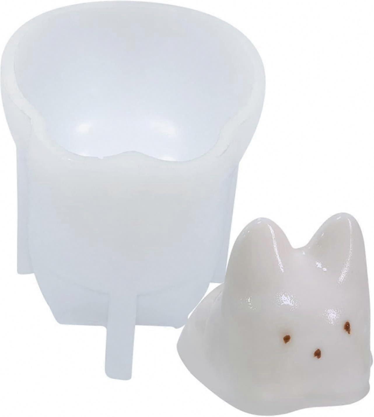 Cat Design Flexible Pudding Mold
