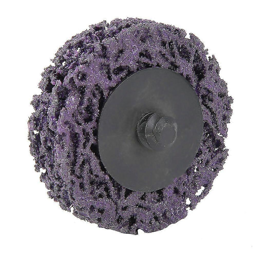 2Inch50mmPolyStripDiscRollLockGrindingWheelRustPaintRemover-5pcs(Purple)