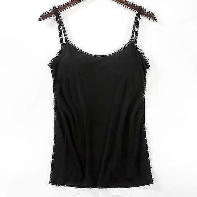 Women's Comfortable Soft Bra Tank Top with Built-in Support Padding