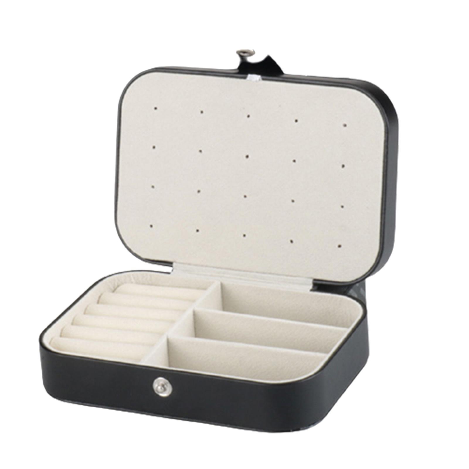 Plastic Storage Box With 2-layers Small Portable Durable Convenience Useful Suit