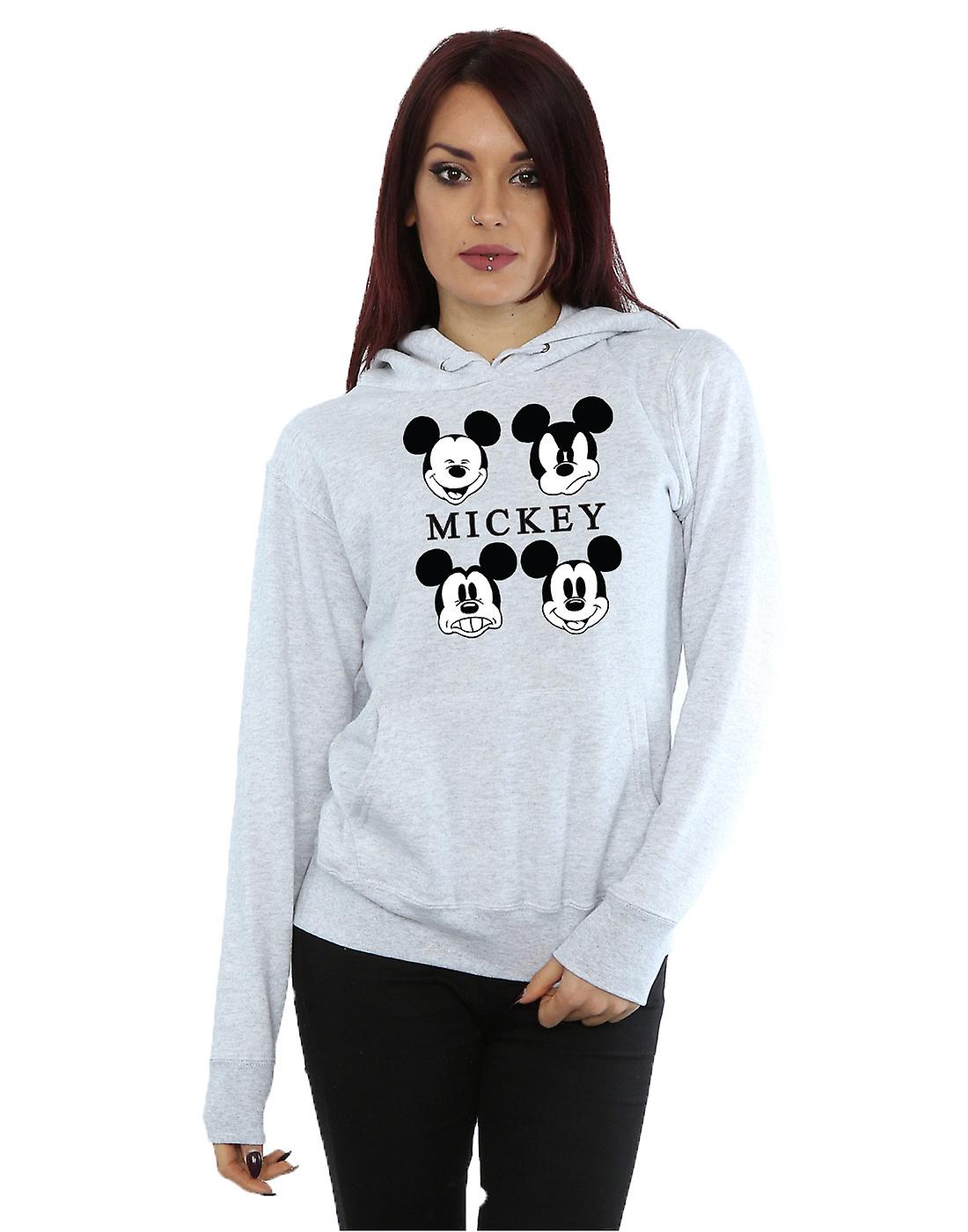 Disney Women's Mickey Mouse Four Heads Hoodie