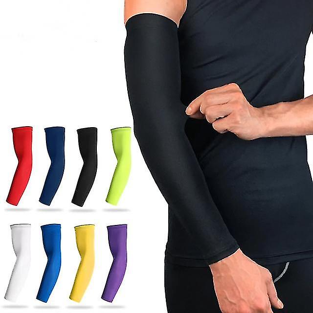 Breathable, Quick-drying, Uv-resistant, Running Arm Sleeves, Basketball Elbow Pads, Fitness Arm Pads