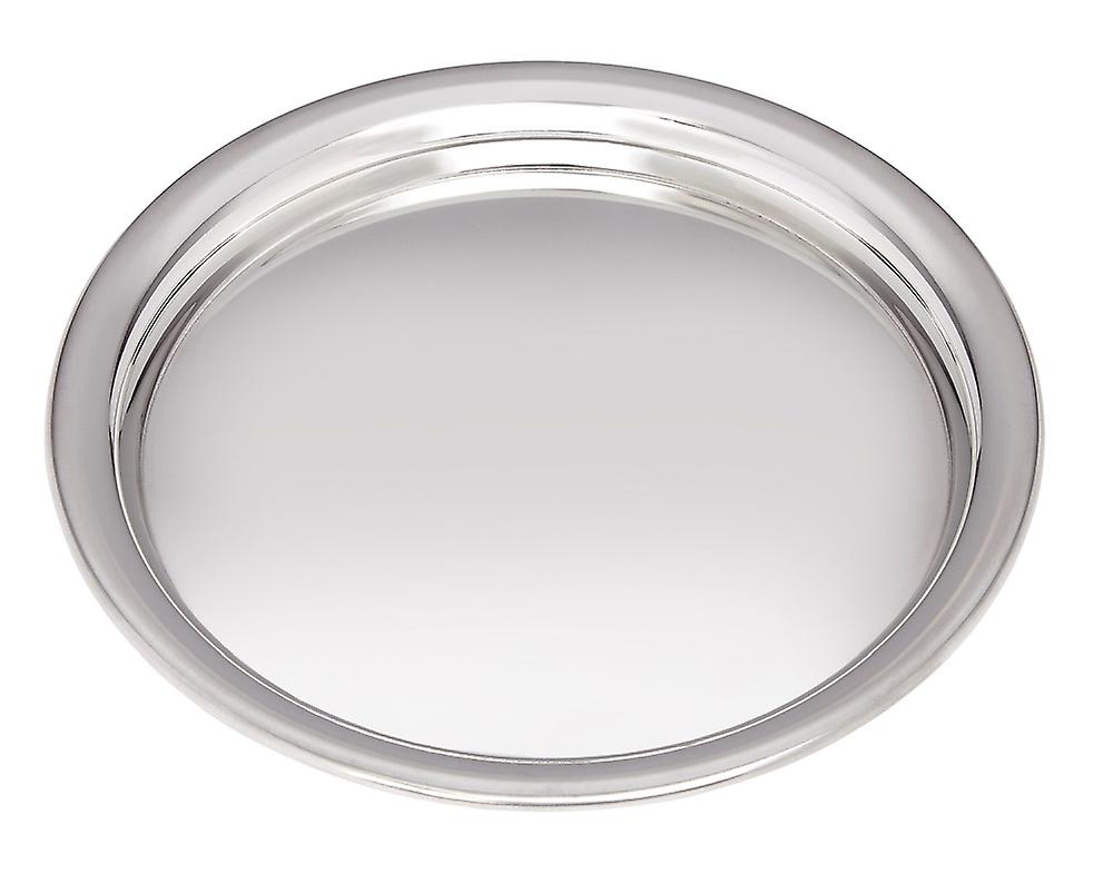 Small 170Mm Round Pewter Tray