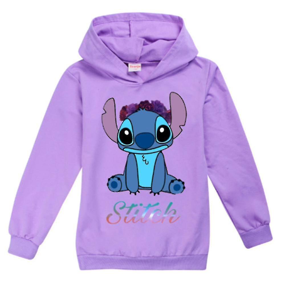 7-14 سنة أطفال غرزة طباعة لودي بلوفر قمم عارضة مقنع سويت شيرت