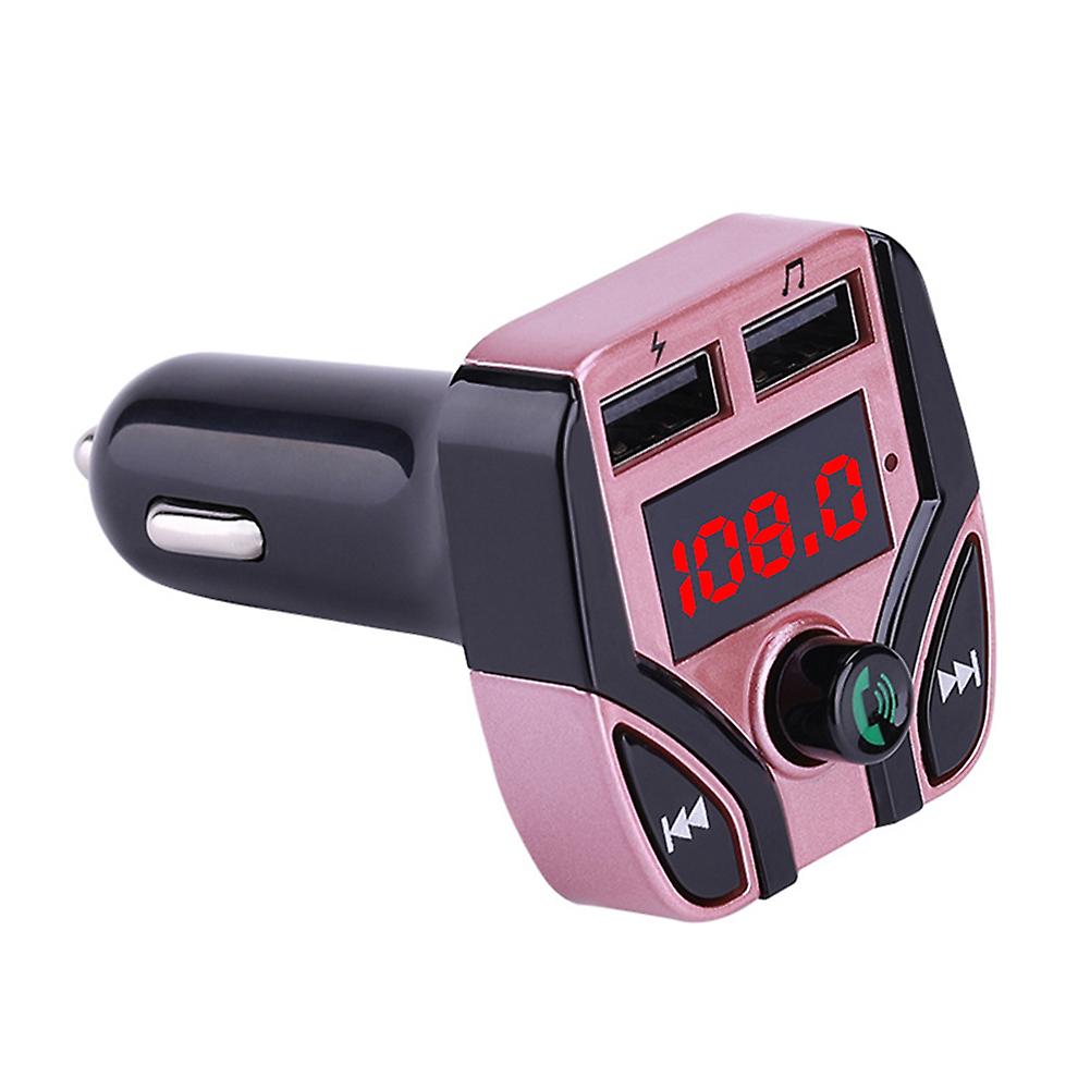 Portable Multifunction Car Mp3 Music Player Handsfree FM Transmitter with 2 USB Port