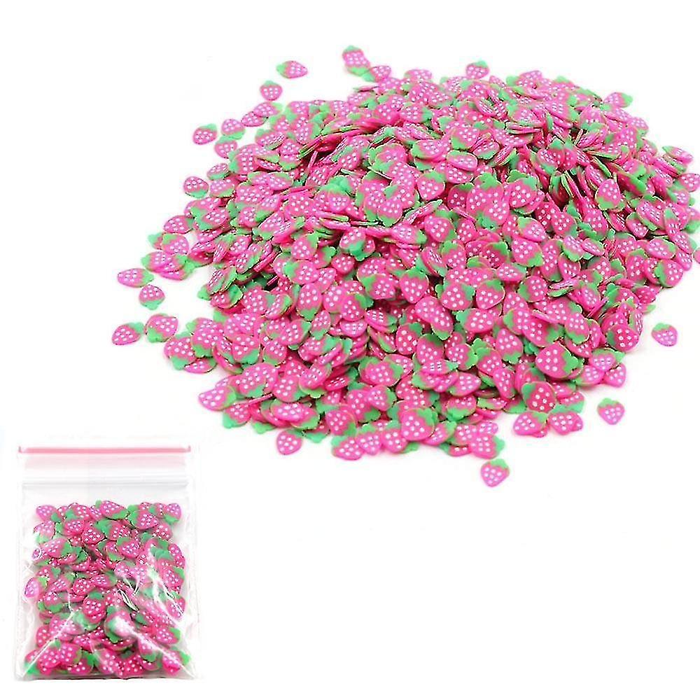 A Fruit Slices Slime Charms Filler Addition Kit Toy
