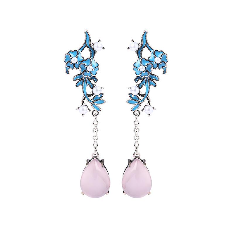 Pearl Violet Earrings