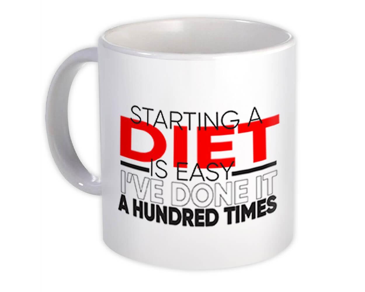 Gift Mug: Diet Funny Quote Weight