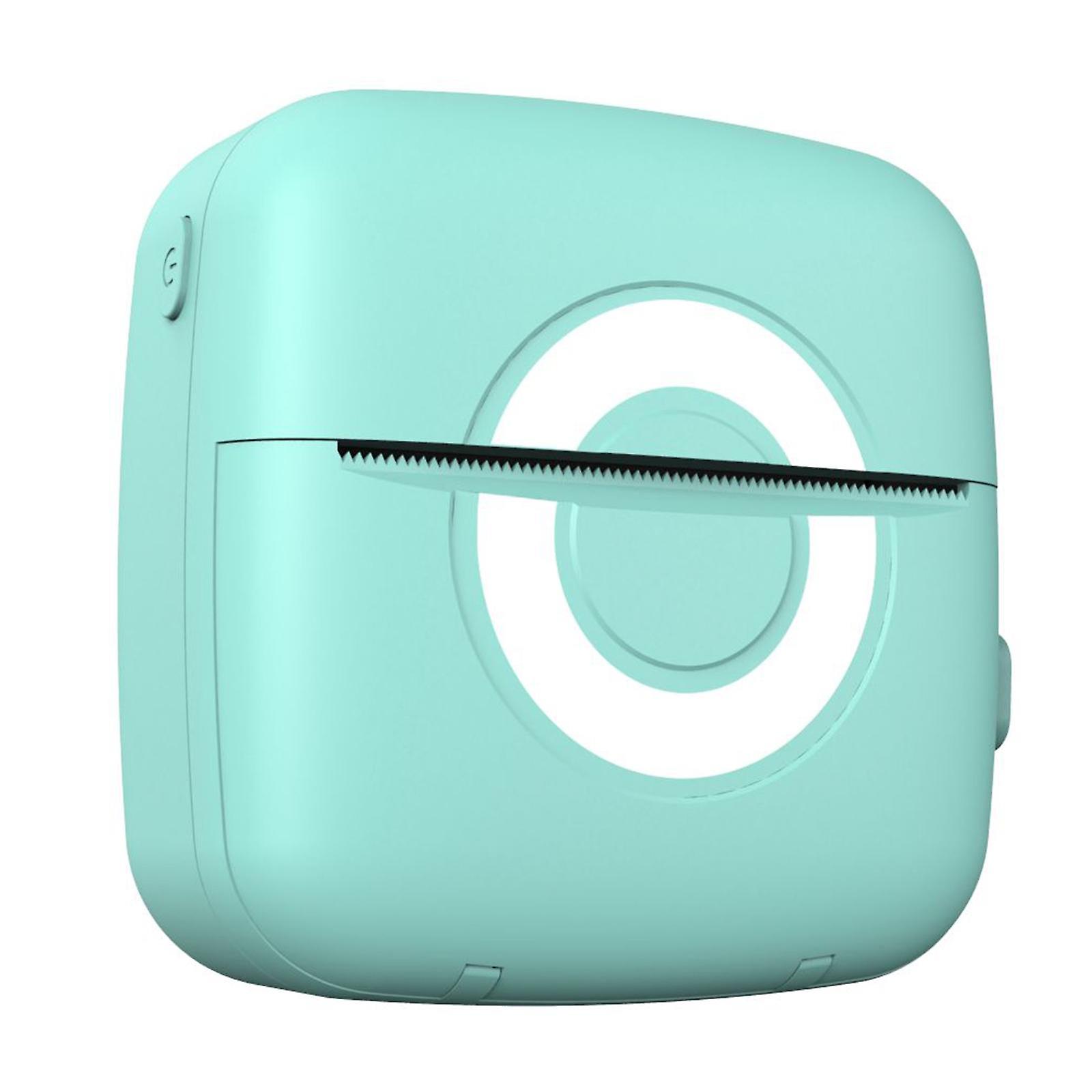 Portable Mini Thermal Printer Pocket Photo Printer Wireless BT Printing Blue