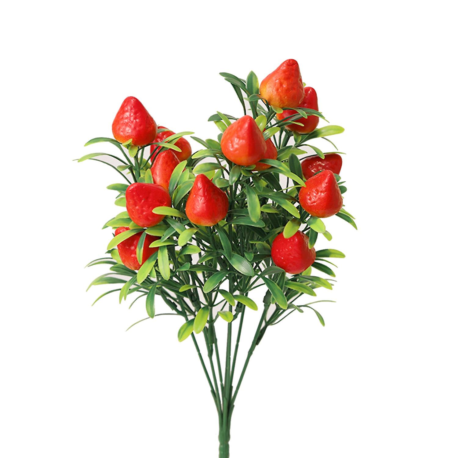 Vivid Appearance Artificial Fruit Artificial Orange Lemon Tree with Green Leave Branch Home Decor