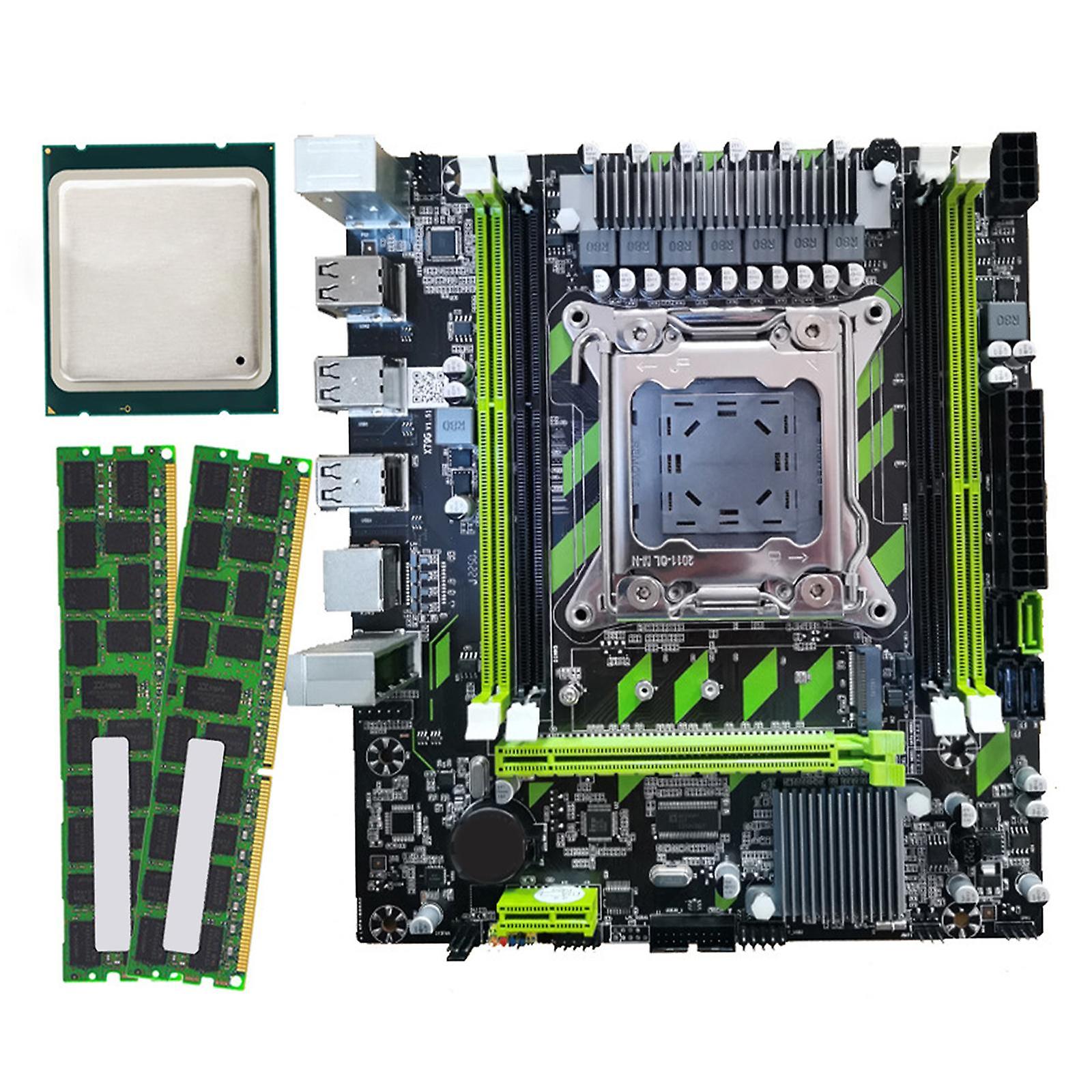 x79G Desktop Computer Motherboard Max 64GB Memory PCB 4x DDR3 for E5-2650 V2