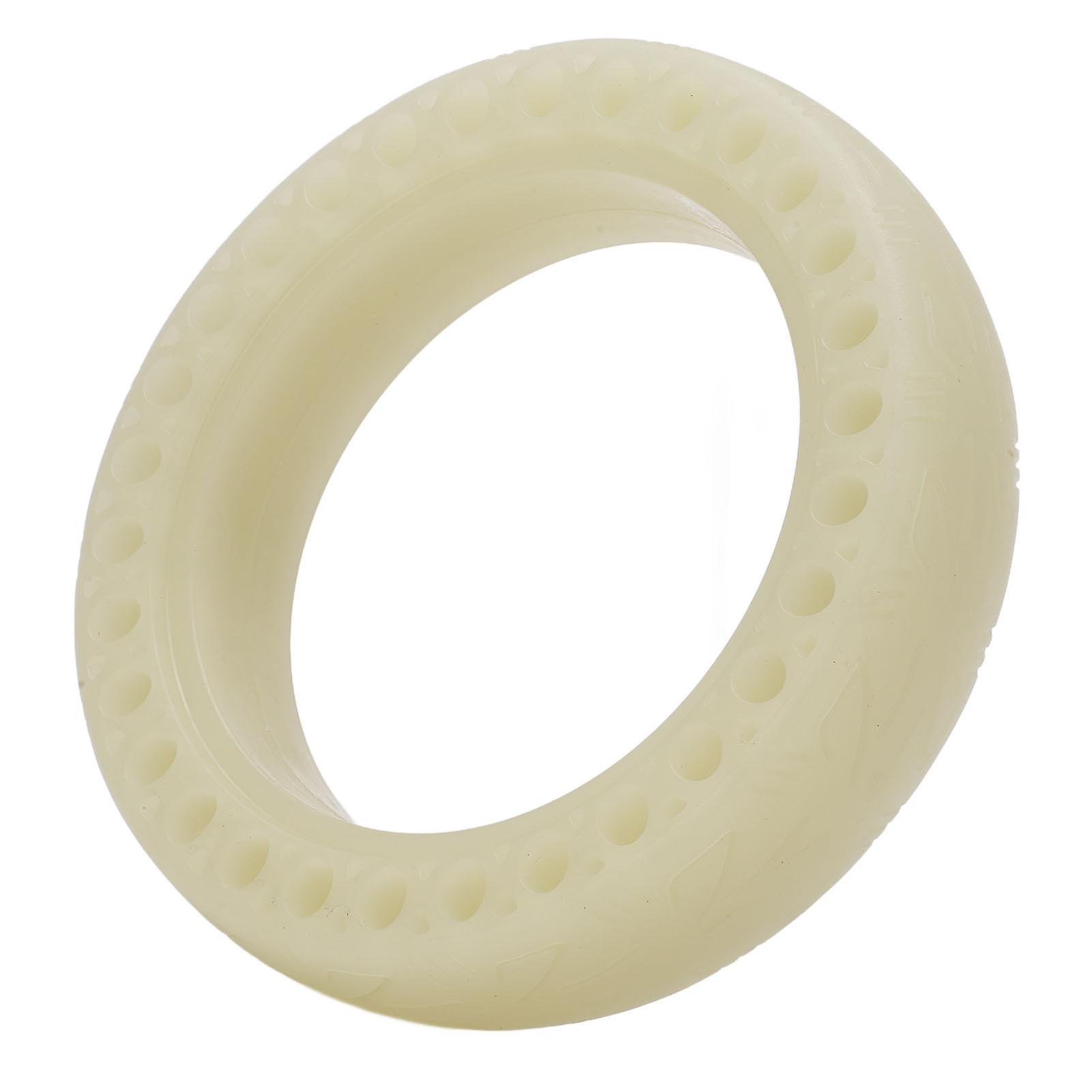 8.5x2.125 Bicycle Solid Tire Explosion Proof Non Slip Rubber Solid Tire for Ninebot 9 Nano nce BicycleLuminous Blue