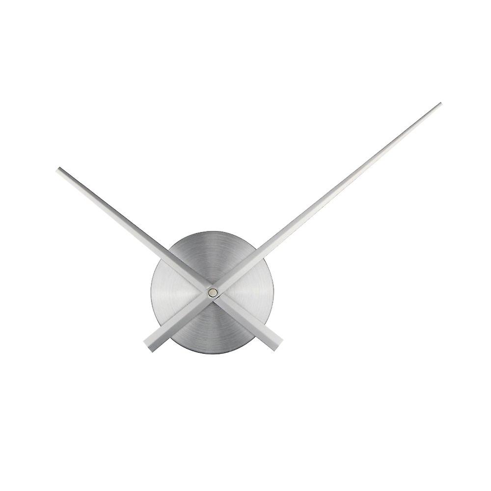 3D Clock Hands for Large Wall Clocks, Silver DIY Clock Needles with Quartz Mechanism Home Decor Accessories
