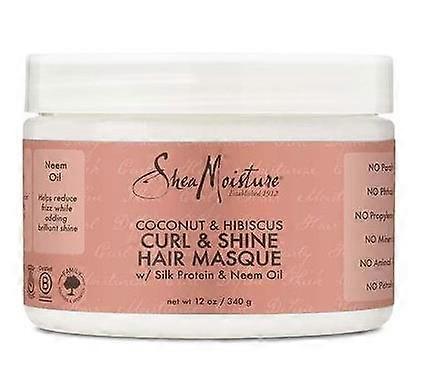 Shea Moisture Coconut & Hibiscus Curl & Shine Hair Masque 340g