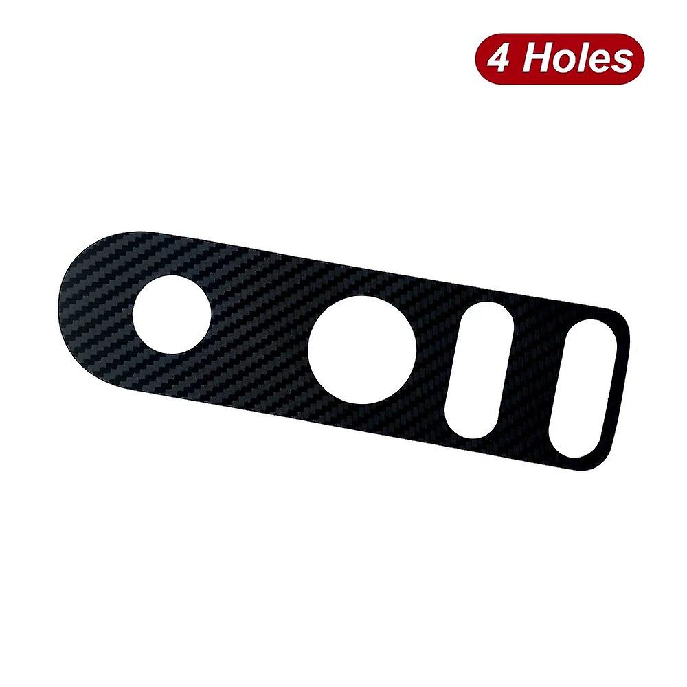 ملصقات السيارة المصنوعة من ألياف الكربون لمنطقة الزر المركزية ل Seat Leon Cupra ~ 4913