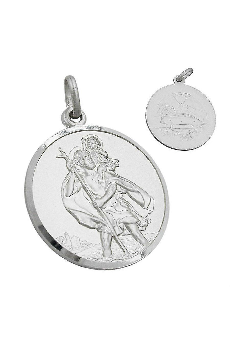 Pendant Medal Saint Christopherus 925 - Gl92129