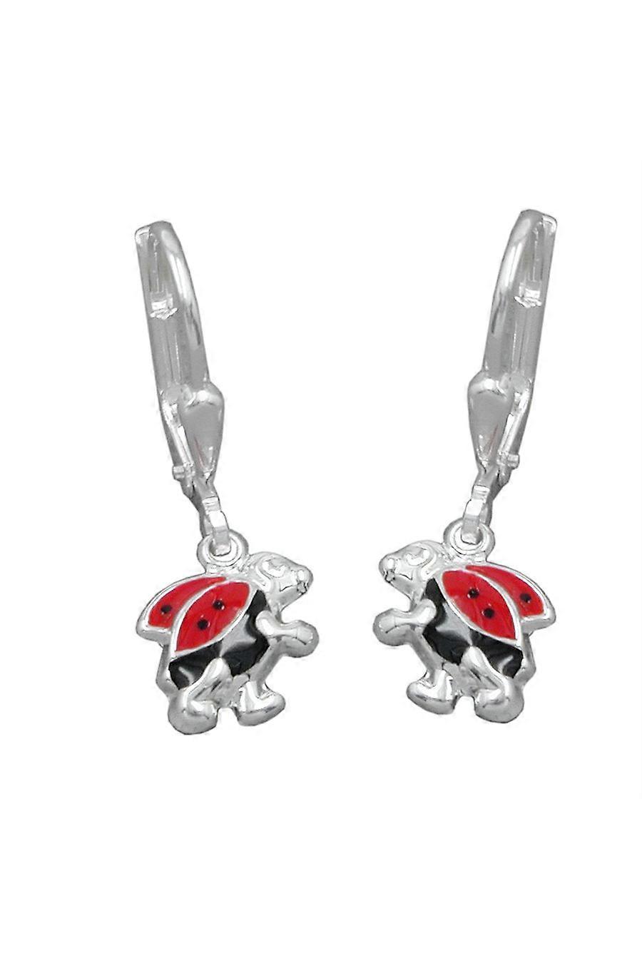 Earrings Leverback Ladybird Silver 925 - Gl91564