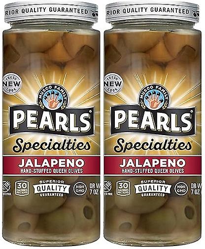 Pearls Specialties Jalapeno Stuffed Queen Olives 2 Pack