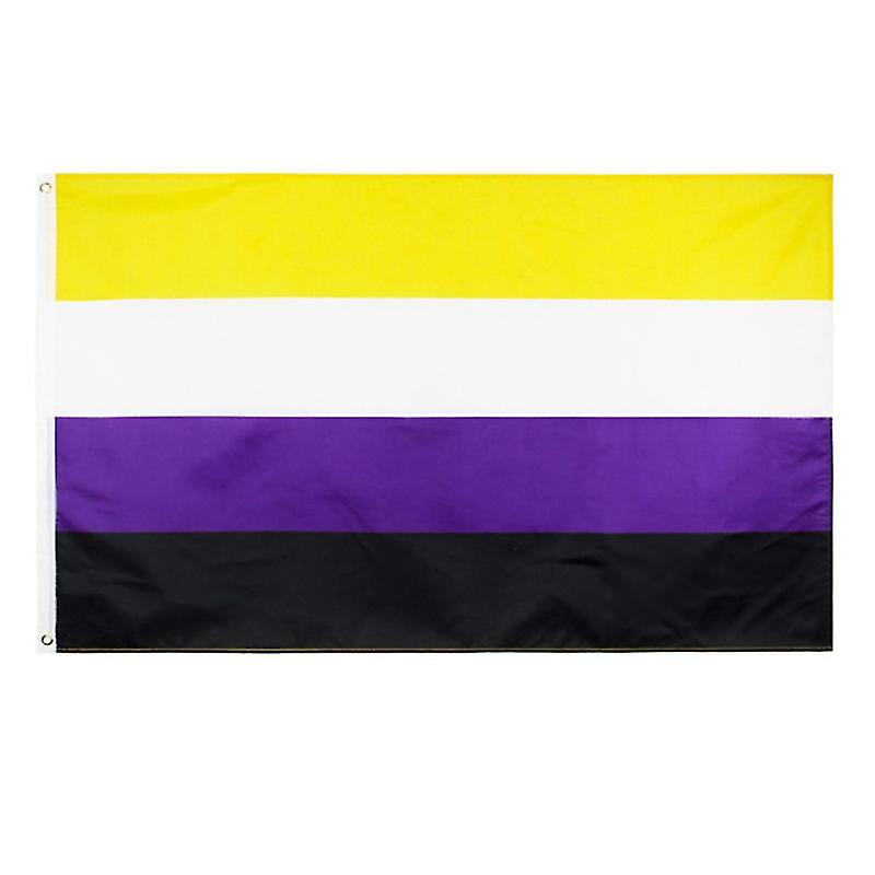 90x150cm Nb Pride Genderqueer Gq Gender Identity Nonbinary Non-Binary Flag