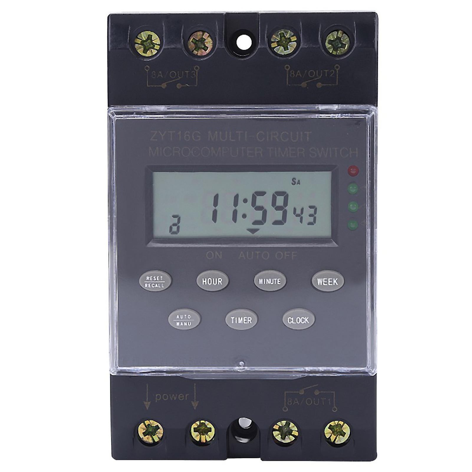 ZYT16G KG316T-3a AC220V Multi channel Automatic Programmable Microcomputer Timer Switch