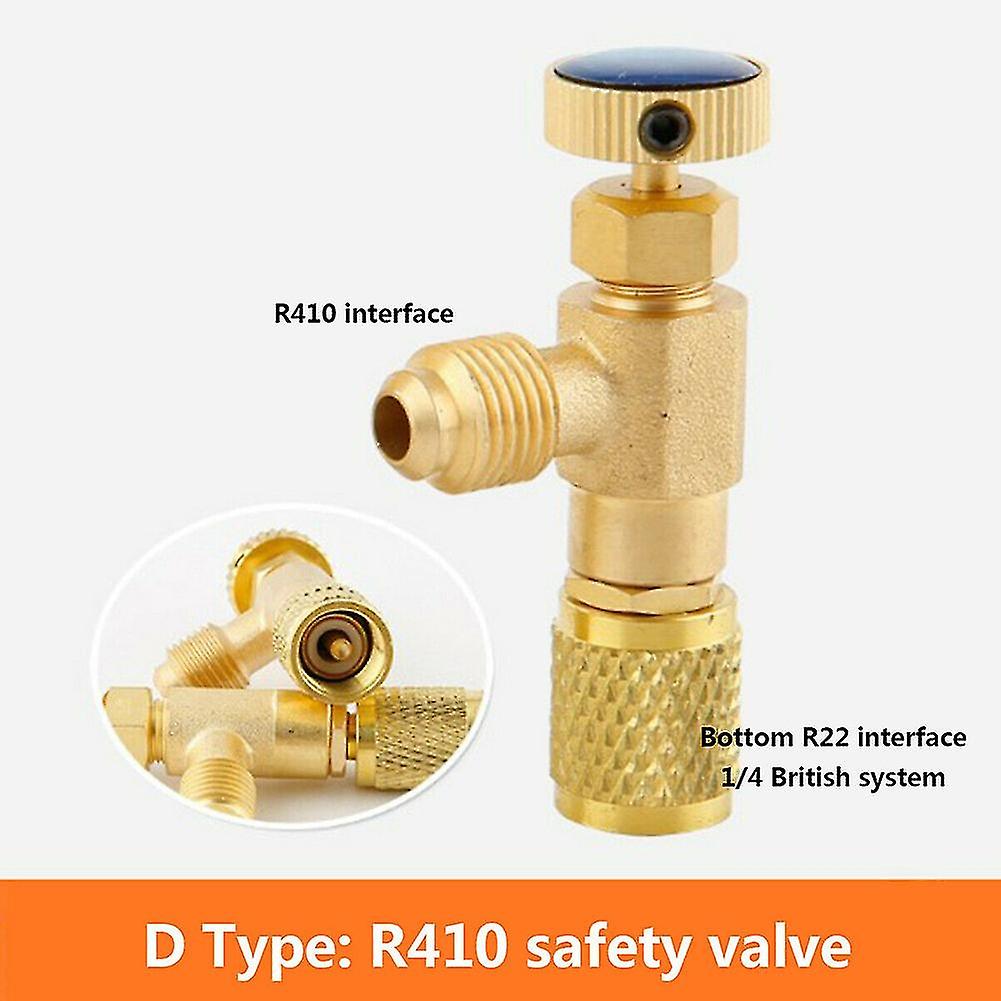 R410a R22 Air Conditioning Charging Hose Repair And Fluoride Refrigeration Charging Adapter For 1/4"
